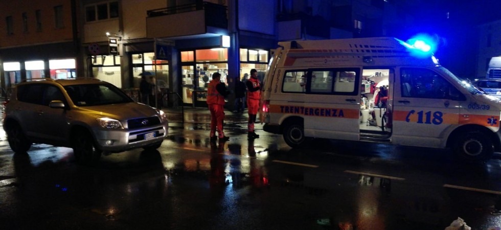 Anziano investito a Trento sulle strisce